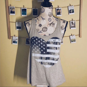 American Flag Tank Top